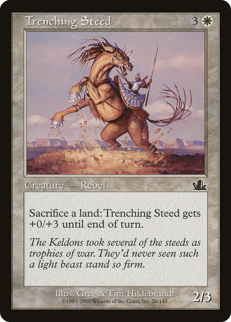 Trenching Steed - Foil