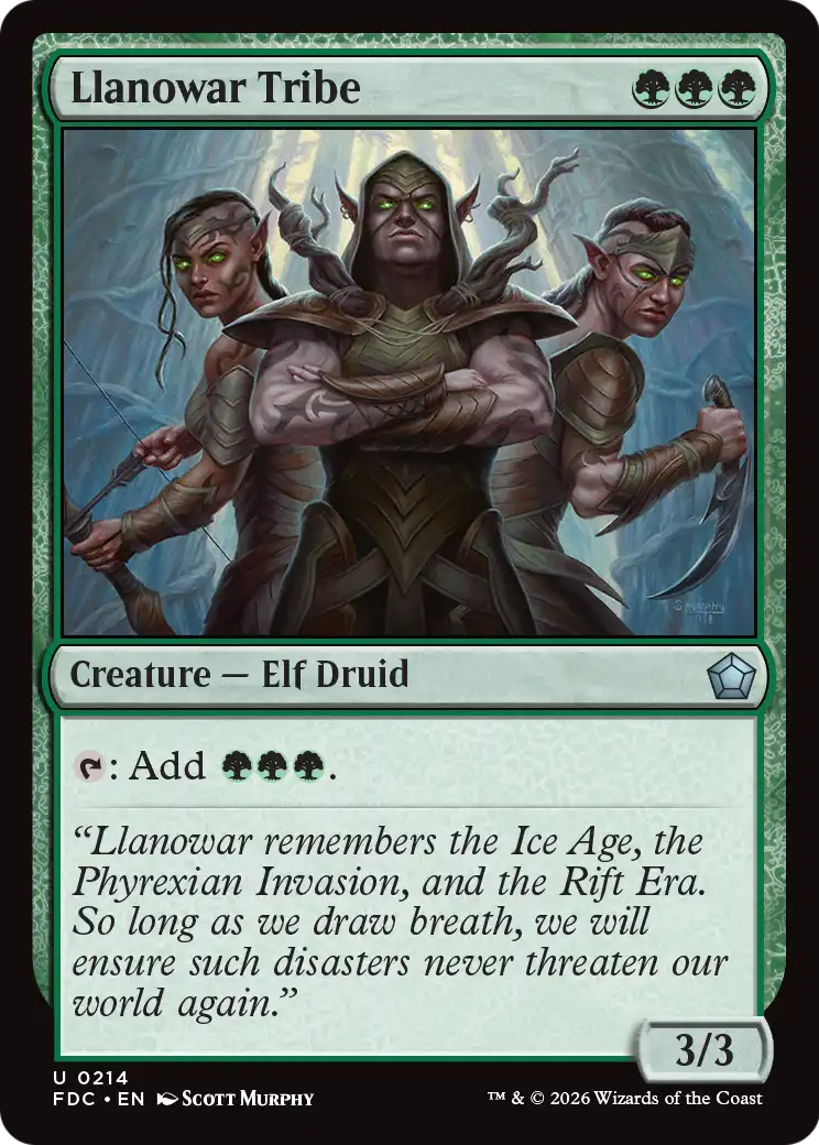 Llanowar Tribe (FDC)