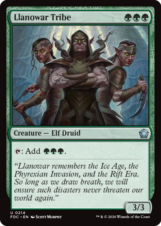 Llanowar Tribe (FDC)