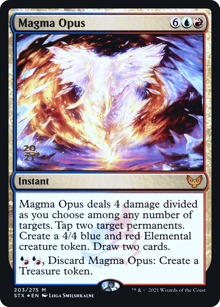 Magma Opus (203) (Prerelease) - Foil