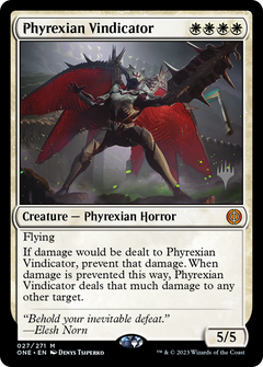 Phyrexian Vindicator (027) (Promo Pack) - Foil
