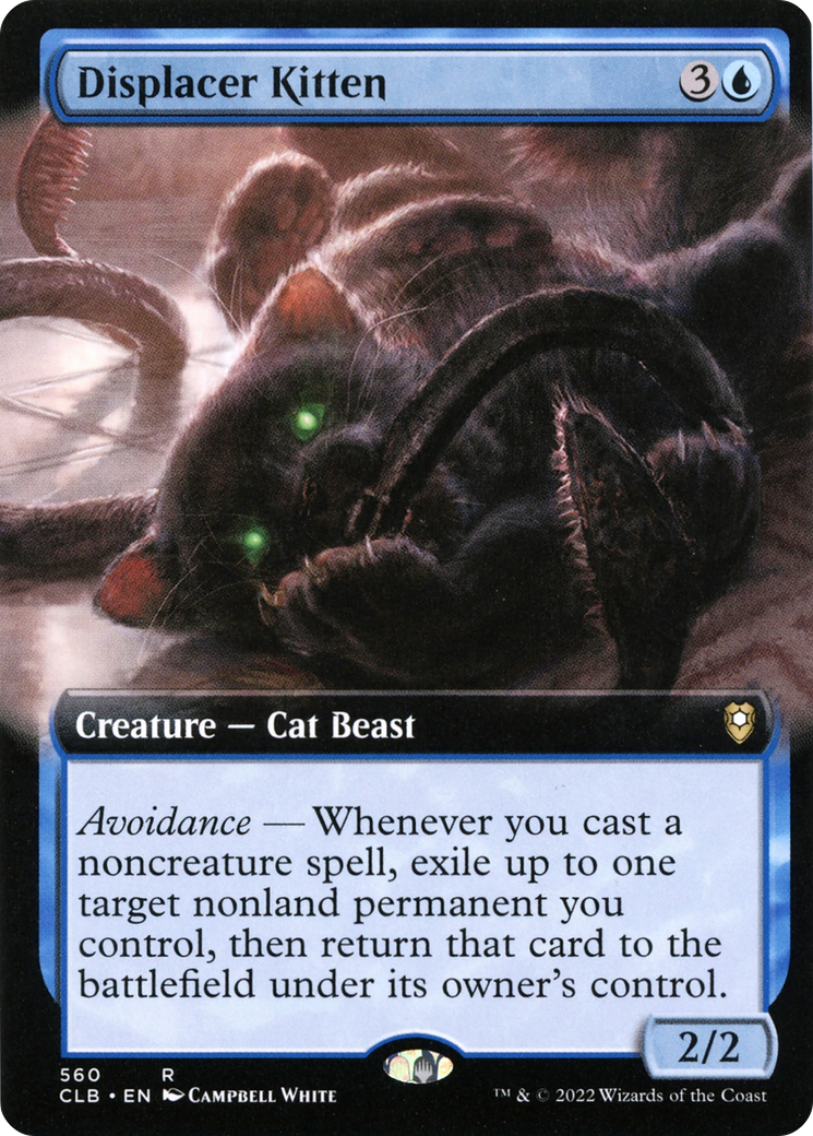 Displacer Kitten (560) (Extended Art) - Foil