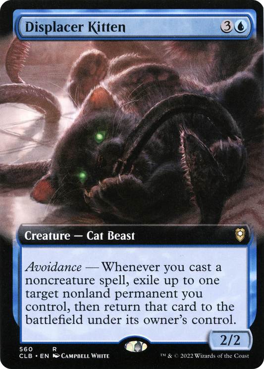 Displacer Kitten (560) (Extended Art) - Foil
