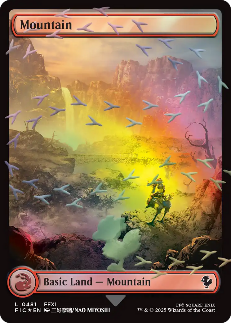 Mountain (0481) (Full Art) - Chocobo Track Foil fic