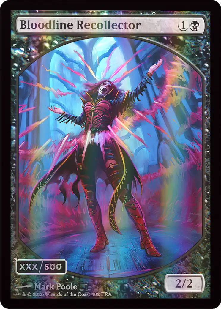 Bloodline Recollector // Ancestral Craving (0402) (Textless) (Serialized) (FRA) - Double Rainbow Foil
