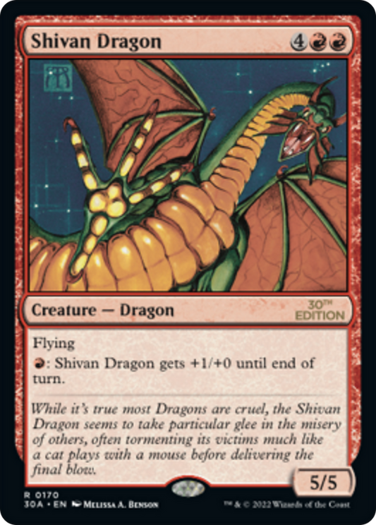 Shivan Dragon (Modern Frame)