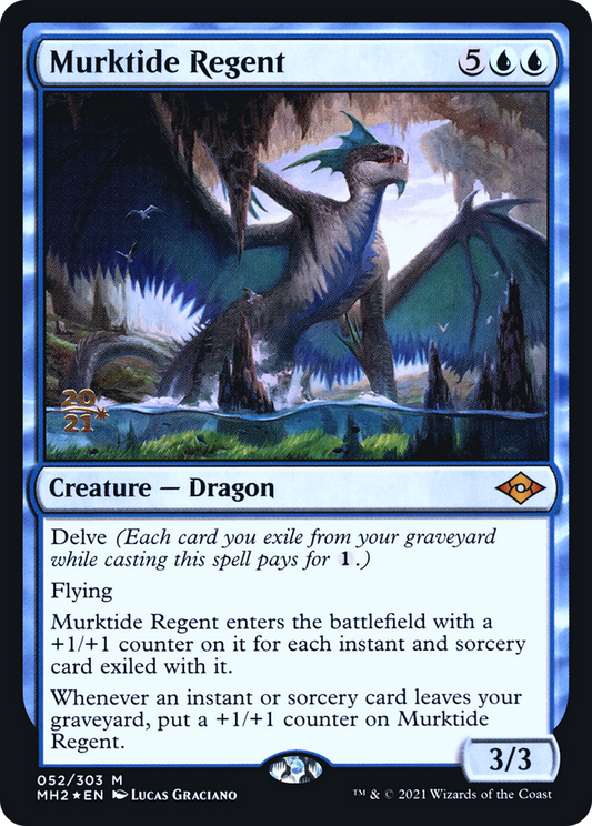 Murktide Regent (052) (Prerelease) - Foil