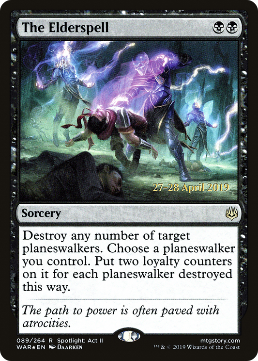 The Elderspell (089) (Prerelease) - Foil