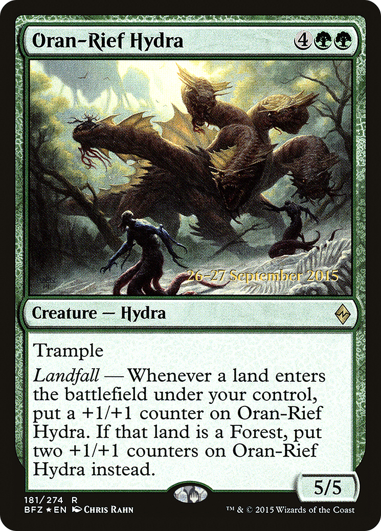 Oran-Rief Hydra (181) (Prerelease) - Foil