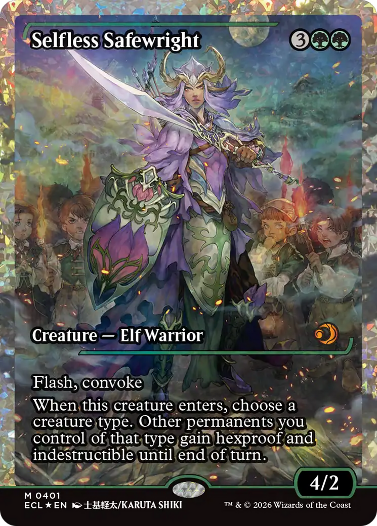 Selfless Safewright (0401) (Showcase) (ECL) - Fracture Foil