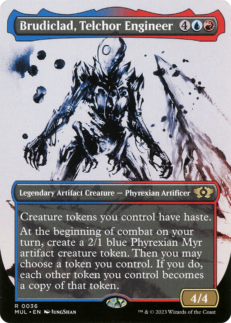 Brudiclad, Telchor Engineer (0036) (Borderless) (Showcase) - Foil