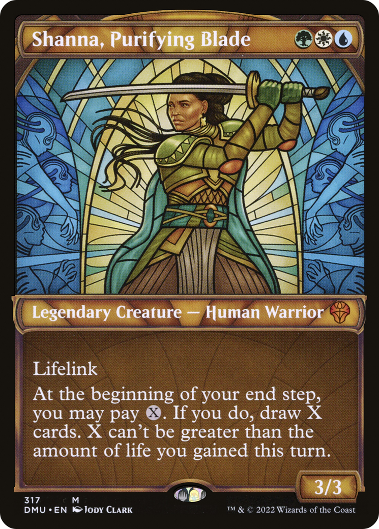 Shanna, Purifying Blade (317) (Showcase) - Foil