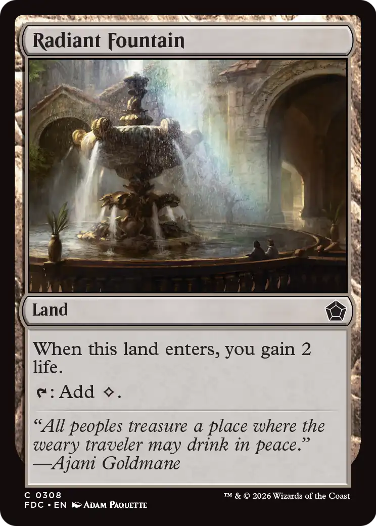 Radiant Fountain (FDC)