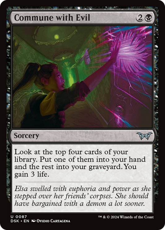 Commune with Evil - Foil