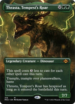 Thrasta, Tempest's Roar (318) (Borderless) - Foil