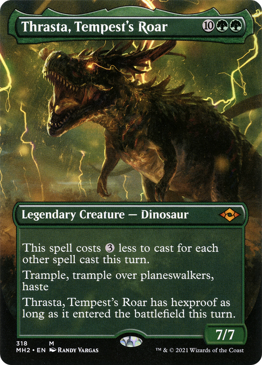 Thrasta, Tempest's Roar (318) (Borderless) - Foil