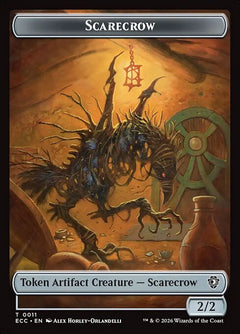 Scarecrow (0011) // Snake (0008) Double-Sided Token (TECC)