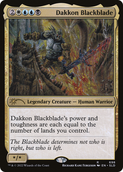 Dakkon Blackblade (698) - Foil