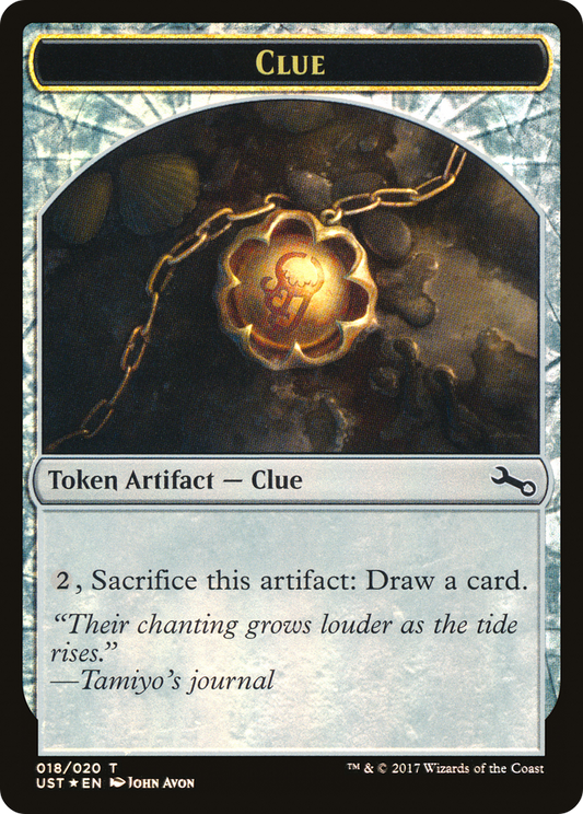 Clue Token (018) (TUST) - Foil