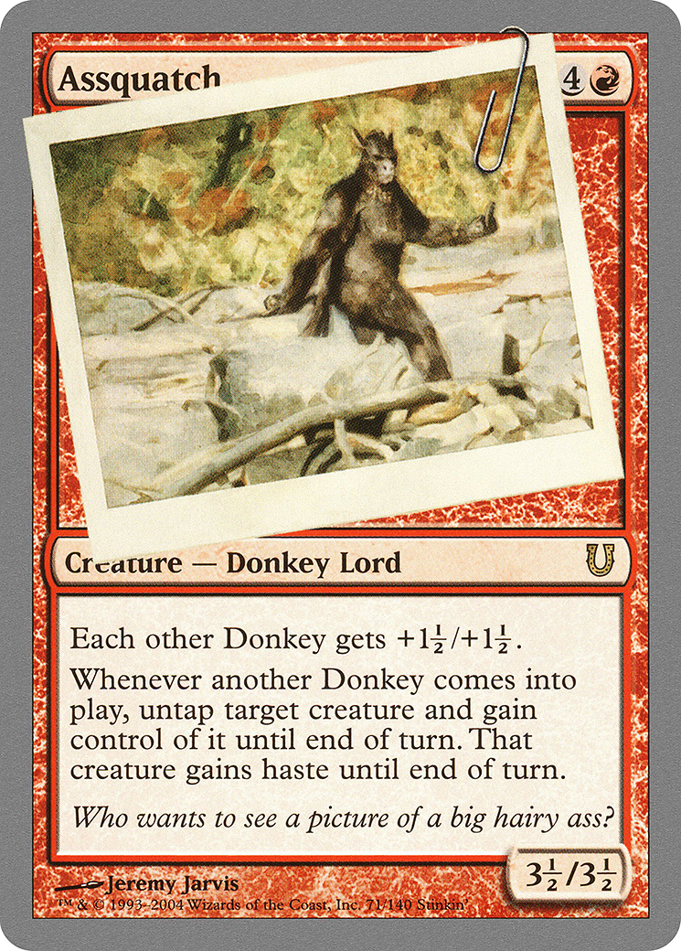 Assquatch - Foil