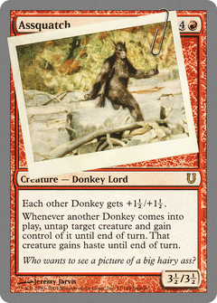 Assquatch - Foil