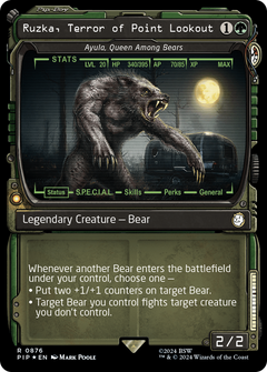 Ruzka, Terror of Point Lookout [Ayula, Queen Among Bears] (0876) (Showcase) - Surge Foil