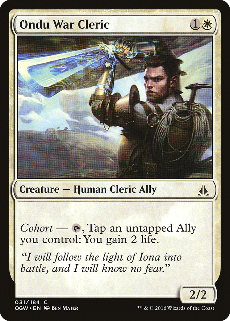 Ondu War Cleric - Foil