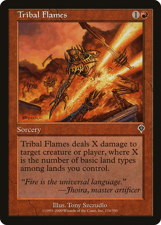 Tribal Flames - Foil