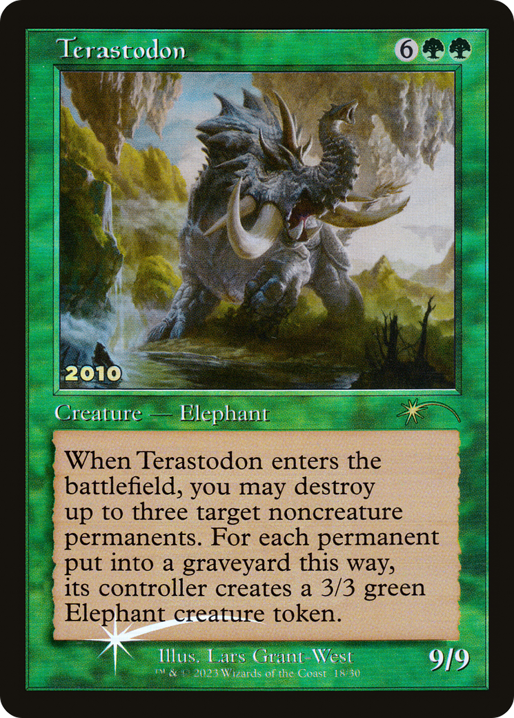 Terastodon (018) (2010) (Retro Frame) - Foil