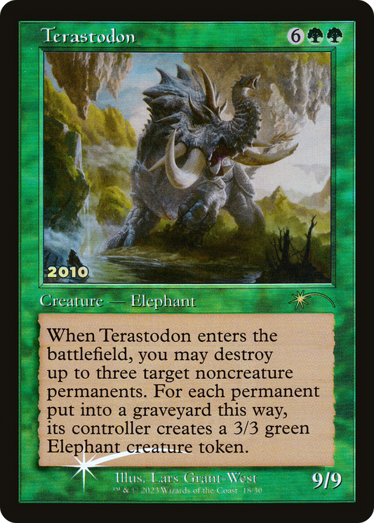 Terastodon (018) (2010) (Retro Frame) - Foil