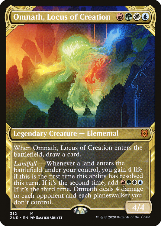 Omnath, Locus of Creation (312) (Showcase) - Foil