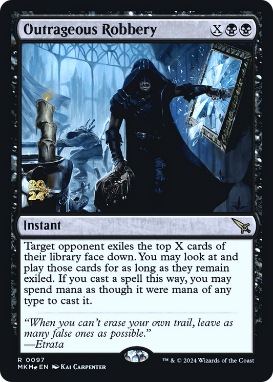Outrageous Robbery (0097) (Prerelease) - Foil