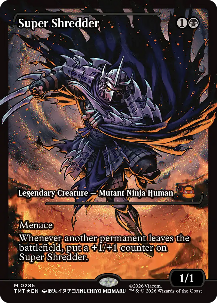 Super Shredder (0285) (Showcase) (TMT) - Foil