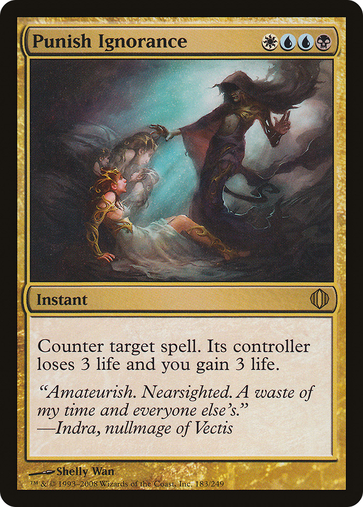 Punish Ignorance - Foil