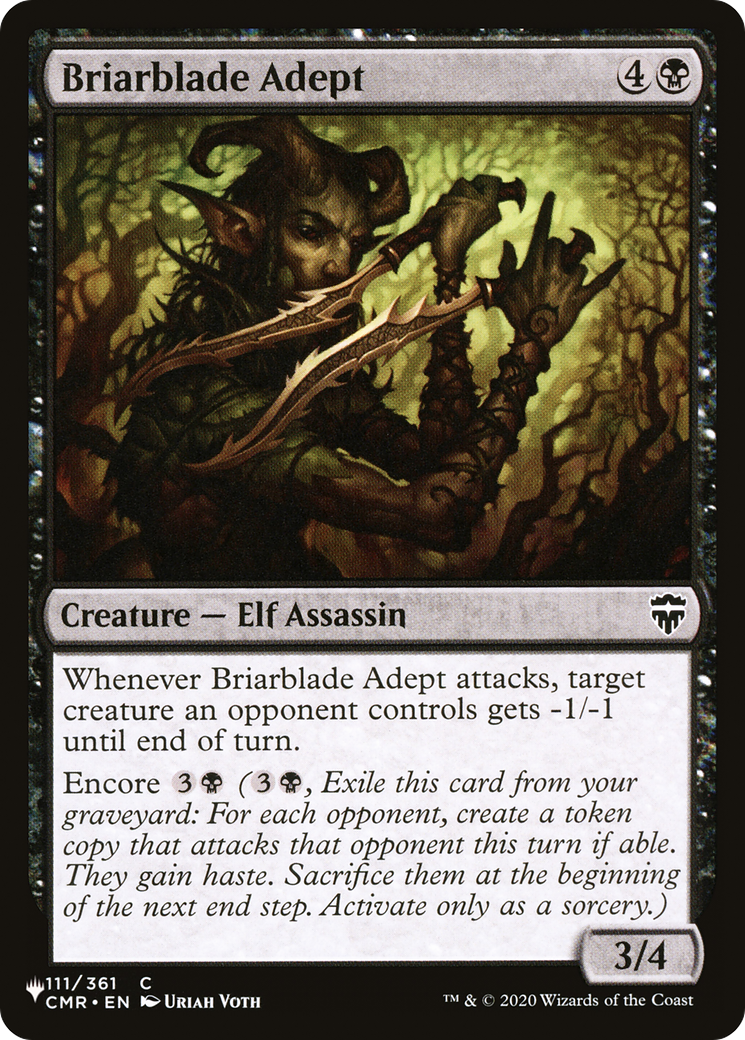 Briarblade Adept (CMR-111) (PLST)