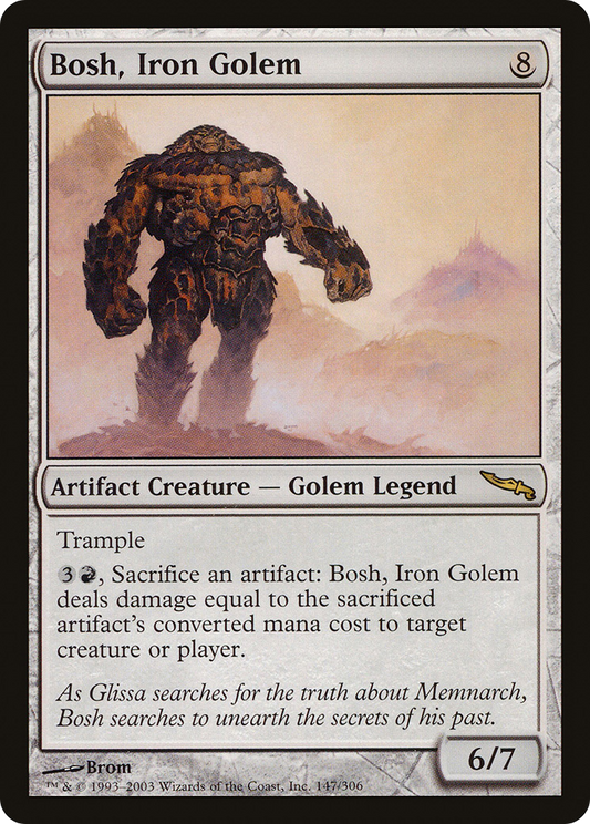 Bosh, Iron Golem - Foil