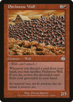 Pitchstone Wall - Foil