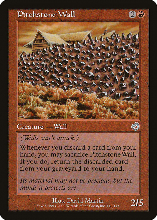 Pitchstone Wall - Foil