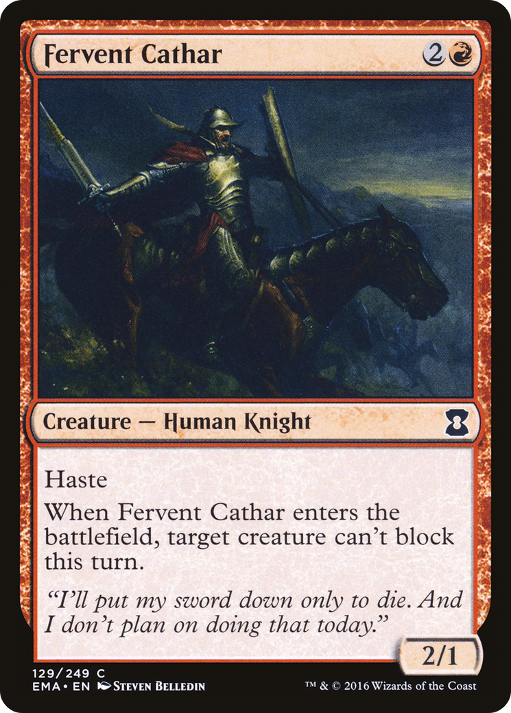 Fervent Cathar - Foil