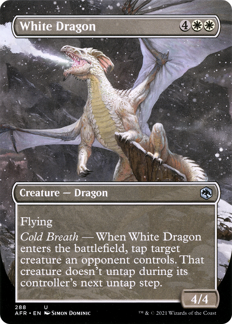 White Dragon (288) (Borderless)