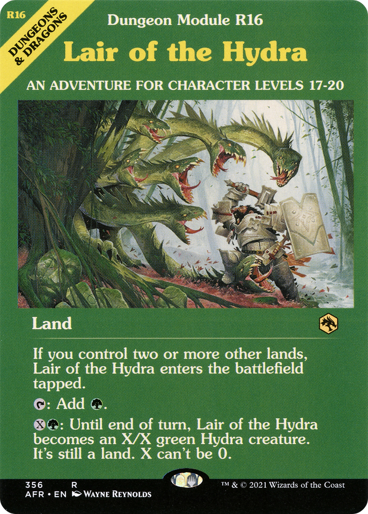 Lair of the Hydra (356) (Showcase) - Foil