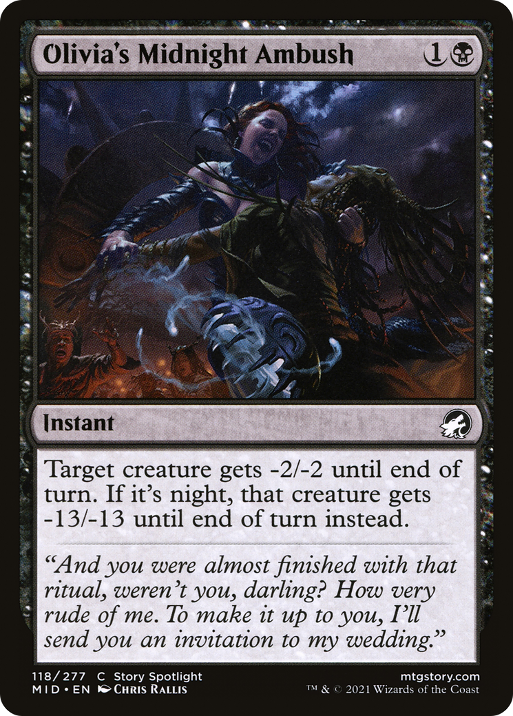 Olivia's Midnight Ambush - Foil