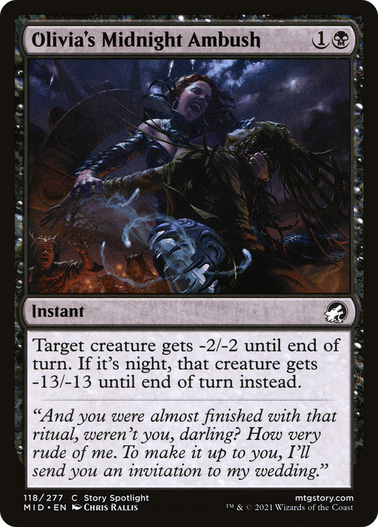 Olivia's Midnight Ambush - Foil