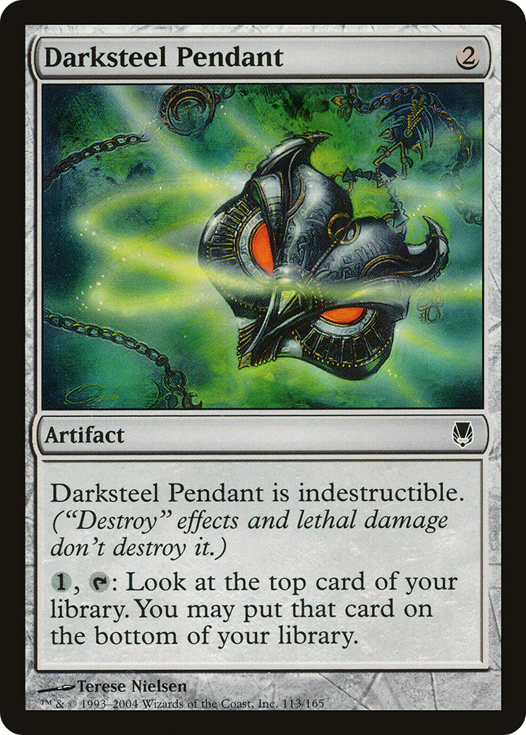 Darksteel Pendant - Foil