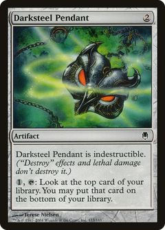 Darksteel Pendant - Foil