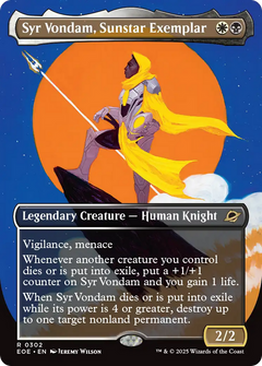 Syr Vondam, Sunstar Exemplar (0302) (Borderless)