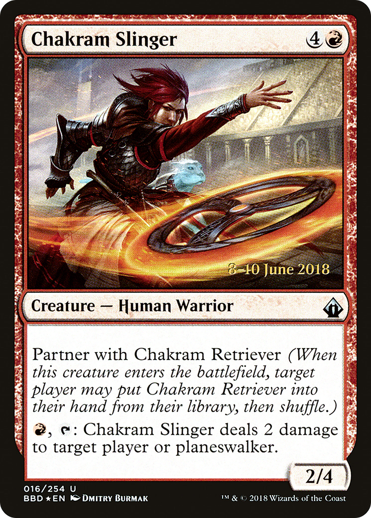 Chakram Slinger (016) (Prerelease) - Foil