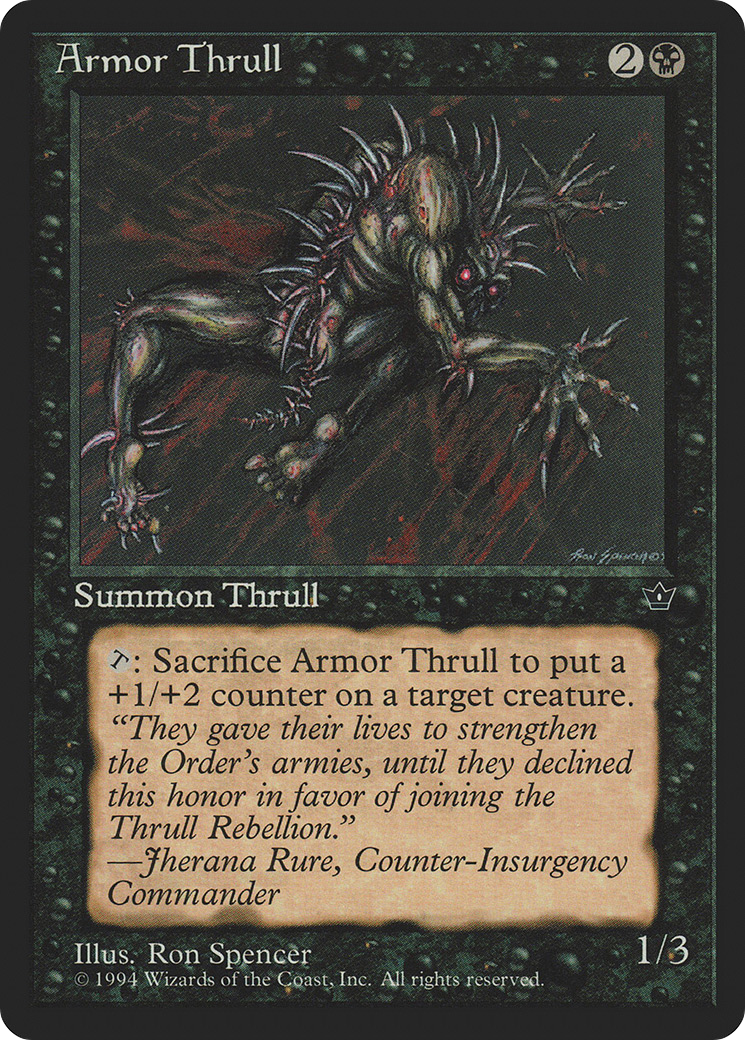 Armor Thrull (Illus. Ron Spencer)