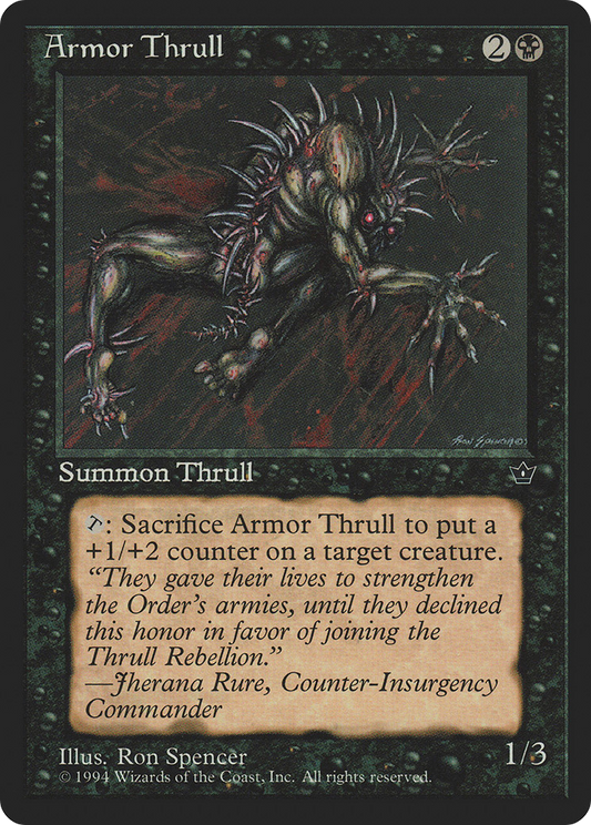 Armor Thrull (Illus. Ron Spencer)