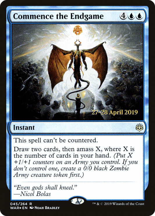 Commence the Endgame (045) (Prerelease) - Foil